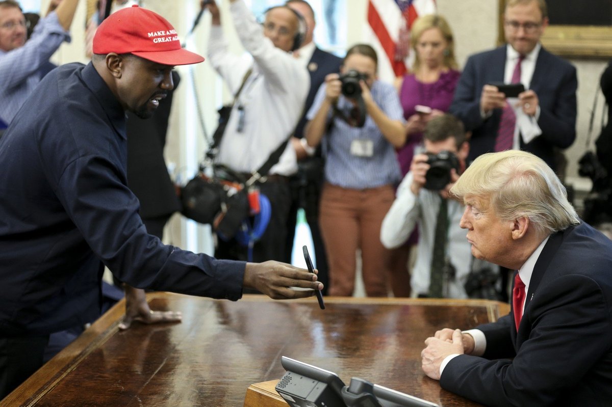 Kanye West in Donald Trump