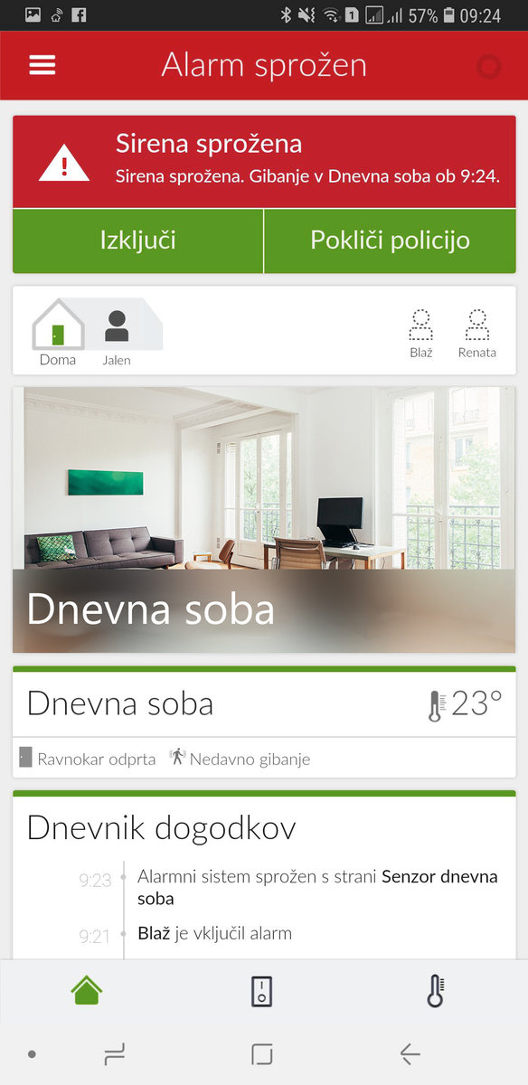 A1 Smart Home aplikacija